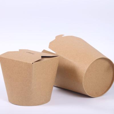 China Disposable Recyclable Paper Boxes Packaging Boxes Disposable Brown Takeout Food Packaging Paper Boxes for sale