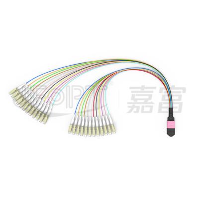 China Hot Sale Telecom Factory Supply MTP/PC-LC/UPC 0.9mm Breakout Patch Cord LSZH Branch Jacket Fiber Optic Cable Patch Cord for sale