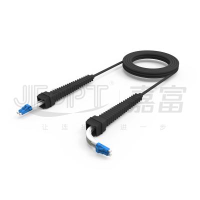 China Telecom Communication Fiber Optic Patch Cord FTTH NNO Trunk IP67 LC DX Connector NNO Flexible Patch Cord for sale