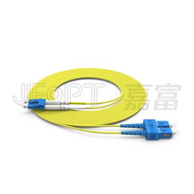 China PVC/LSZH/Customized SC-LC UPC 2.0mm Patch Cord Singlemode Duplex G652D G657A1 G657A2 G655 LC-SC Multimode Patch Cord for sale