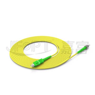 China Telecom Factory Vendor Single Mode 3.0mm APC/UPC SC-ST SC Duplex Fiber Optic Patch Cord for sale