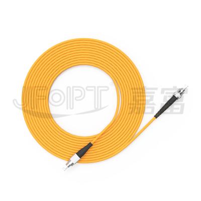 China Telecommunication FTTH Fiber Optic SM MM 3.0mm Patch Cord Aqua Lime Fiber Optic Patch Cord Orange Green Simplex Patch Cord FTTH FC-ST UPC for sale