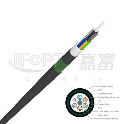 China Guangdong Factory Price GYTA53 PE Underground Duct PE Sheath FTTH Armored Outdoor Direct Double Fiber Cable for sale