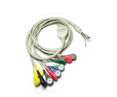 China Adult Pediartic Newborn Melin 3.5mm Earphone Plug Holter ECG Cable And Wire With CE, IS013485 for sale