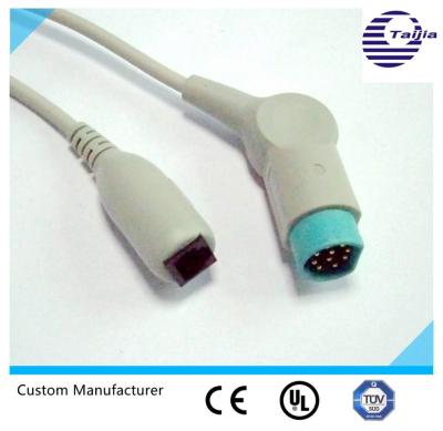 China Compatibel Siemens IBP Cable and Pressure Transducers Cable with Appott/Medex Connector TJ001-1000 for sale