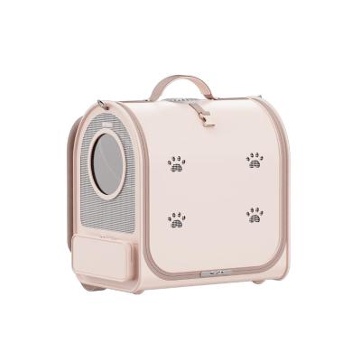 China Small Animals Pet Backpack Carrier Bags For Dogs Small Cat Expandable Breathable Mesh Pet Travel Carrier Backpack for sale