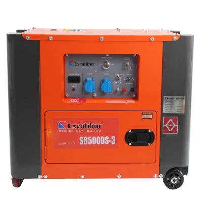 China CE Certificate Factory Price Portable Easy Move AC 3 Phase Silent Diesel Generator 20L for sale