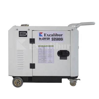 China 2022 Hot Sale Excalibur Cooling System S6500DS Silent Diesel Generator 12.5L for sale