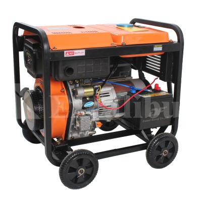 China Excalibur Good Quality 6500DE 5KW Electric Start Diesel Generator S6500DE Open Type for sale