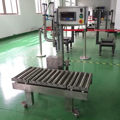 China Food Piston Filler Large Capacity 20kg Paint Liquid Filling Machine for sale