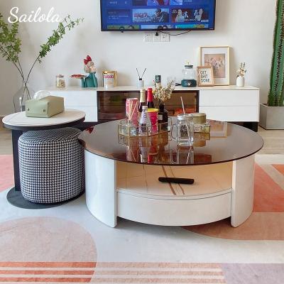 China Solid Wood Dismountable Flexible Designer Coffee Table Modern Nordic Coffee Table Coffee Table for sale