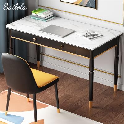 China Modern Furniture Slate Top Desk Kids Study Table Wooden Kids Table Desk for sale