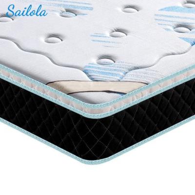 China Hypoallergenic Pocket Spring Mattress Hotel Twin Size Bed Mattress Topper for sale