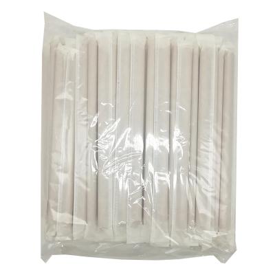 China Food Grade Disposable Individual Wrap Factory Price Diagonal Cut Disposable Paper Straw for sale