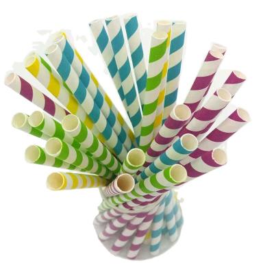 China Disposable Food Grade Wulian Drinking Straw 6mm*200mm Straw Biodegradable Custom Wrapping Paper for sale