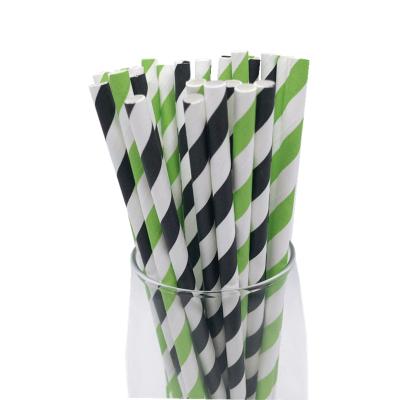 China Simple Stylish Disposable Colored Paper Straws In Assorted Rainbow Colors From Special Curation for sale