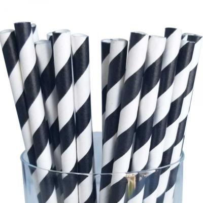 China High Quality Disposable Printed Drinking Paper Manufacturer CLASSIC Hemp Paper Straws for sale