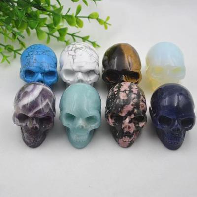 China China natural donghai crystal wholesale skulls semi-precious stone unlocks healing gemstone energy decor for sale