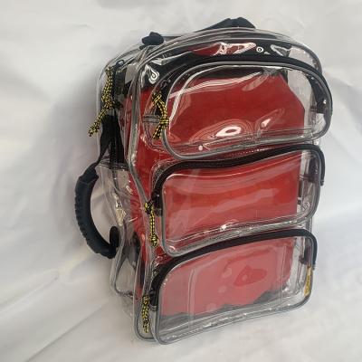 China PVC Luxury Clear Backpack for sale