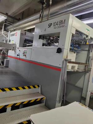 China BOBST-SP-104-BM Automatic Hot Stamping Machine,Max sheet size 40x1,040mm for sale