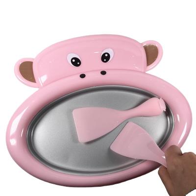 China Shape Fired Ice Cream Maker Fired Mini Ice Cream Machine Monkey Yogurt Maker Household DIY Hot Bath for sale