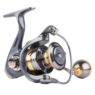 China Aluminum Alloy Factory Custom Whosale Metal AR2000-7000 Big Spools 2BB Spinning Fishing Reels for sale