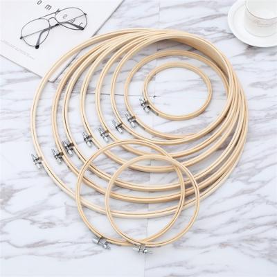 China Factory Direct Pad Bamboo Round Embroidery Hoop, Cross Stitch Hoop for sale