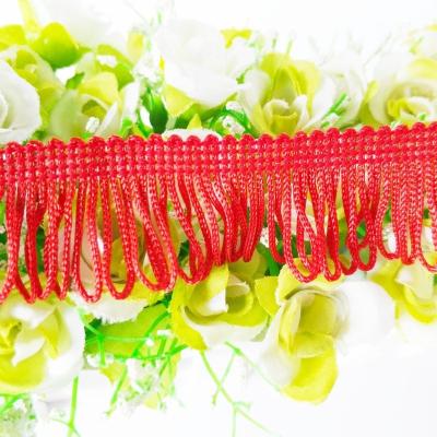 China Curtain Customized 100% Rayon Curtain Tassel Fringe Trim for sale