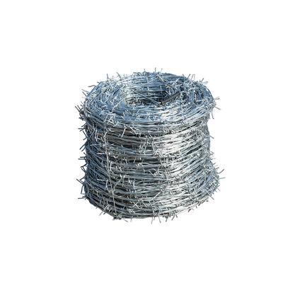 China Easily Assembled Cheap Price Per Roll Barbed Wire Fence With Galvanized Surface for sale