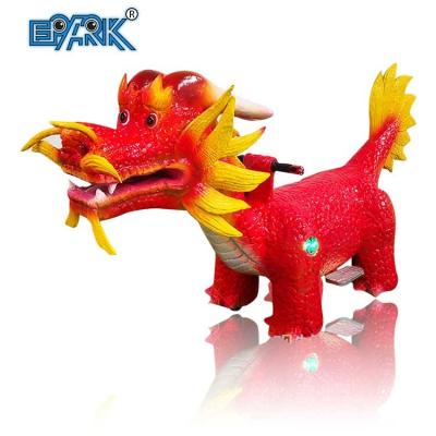 China 360 degree front and latest design shopping mall dinosaur park simulation Dragon Ride Children Riding A dinosaur car kids rolling kart for sale