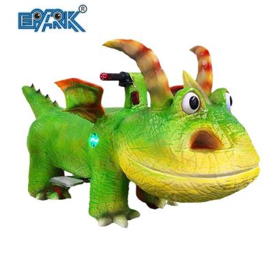 China 360 Degree Front And Rear Amusement Park Simulation Animal Rolling Dinosaur Rides Reality Silicone Skin Karting Rubber Dinosaur For Sale for sale