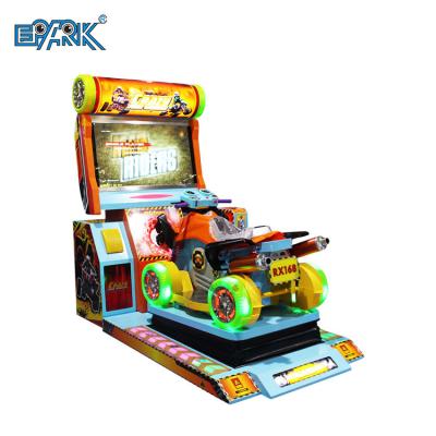 China Metal+Acrylic All Hardware Coin Operated Crazy Four Wheel Arcade Game Cabinet Driving Moto Simulator For Sale for sale