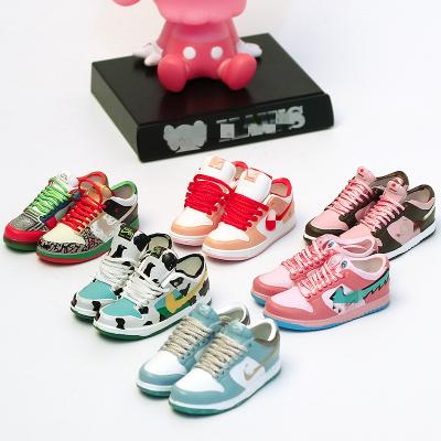 China Pendants/Accessories Wholesale 3d Mini Shoe Key Chain With 3D Shoe Mini Dunk High n, Box Jordan Sb Ike Mini Dunk Low for sale