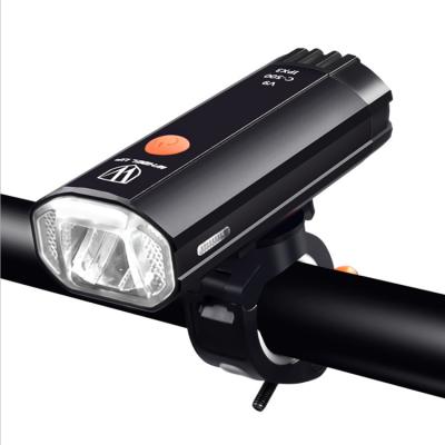 China Aluminum Alloy Bike Light Mini Lightweight Bicycle Headlight That can swim in water for sale