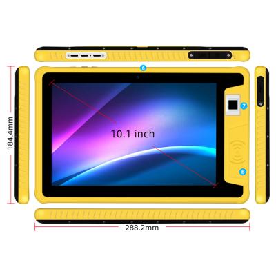 China Waterproof Android 9.0 Dual Sim Phone Cheap 10.1 Inch Drawing Tablet PC For Industrial Kids for sale