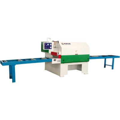 China Horizontal Sawmill Machine Timber Processor Max Cutting 4 Inch Size Multi Square Wood Rip Saw for sale