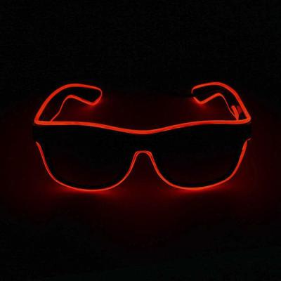 China PC Fame Halloween 2021 Novelty Gift LED Party Flashing Colorful Sunglasses For Party for sale