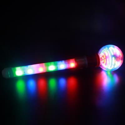 China Spinning and Up Flashing Light Toys Led Spinner Magic Wand Light Promotion Spinning Gift for sale