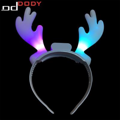 China Plastic Color Changing LED Antlers Hair Band Headband For Party for sale