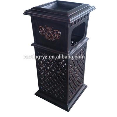 China Multifield 240 Liter Outdoor Metal Waste Bin for sale