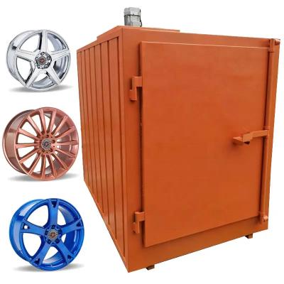 China Oven Metal Wheels Powder Oven Big Industrial Electric Gas Spray Paint Coating Heating Powder Curing Oven for sale