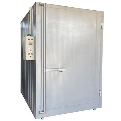 China Powder Work Coating Diesel / Riello Powder Coated Big Burner Gas Fired Curing Oven for sale