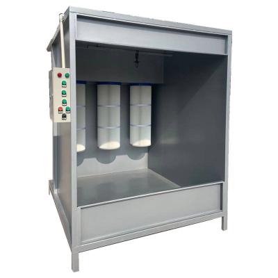 China Building Material Shops Sale Custom For Metal Manual Powder Coating Spray / Aluminum Finish Paint Booth for sale