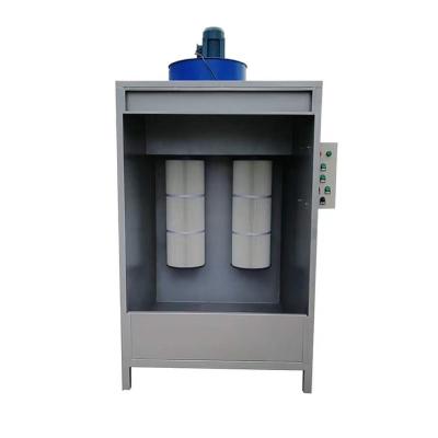 China Industrial Building Material Shops Manual Powder Coating Equipment Paint for Electrostatic Aluminum Wheel Powder Coating Spray Booth for sale