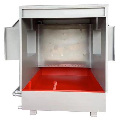 China Building Material Shops Manual Metal Painting Equipment Custom Liquid Water Curtain Powder Spray Booth For Sale for sale