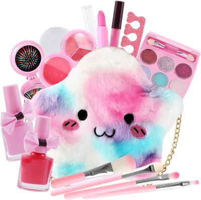 China Eco-friendly Material Safe and Non-toxic Kids Makeup Toys Washable and Real Girl Pretend Makeup Set Toy for sale