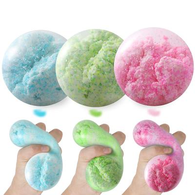 China Custom Material Wholesale Trigger Ball Soft Capsule Eco - Friendly Toys Squeeze Compression Squishy Balls for sale