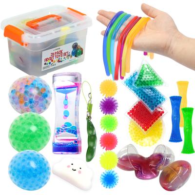 China Eco-friendly Material Custom Pieces Stir It Decompression Toy Fidget Toys Pack Sensory Restless Person Toys Set For Kids for sale