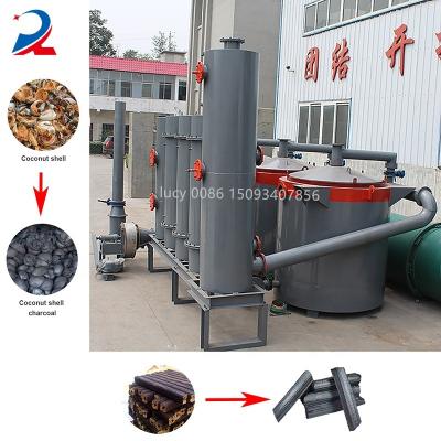 China Factory price continuous industrial coffee pod carbonization furnace charcoal carbonization furnace for sale