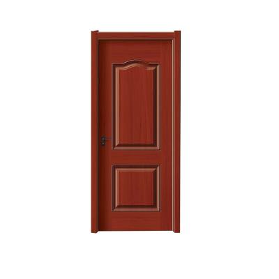 China Waterproof Luxury Flush Line Simple Design Process Interior Solid Wood Door Leading Industry Good Price PVC MDF Door M-6606 for sale